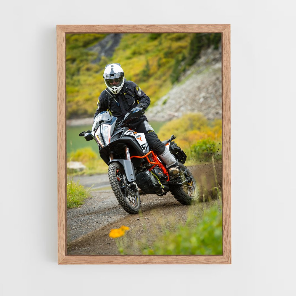 Poster super aventure incroyable – affiche KTM Moto (vue 4)